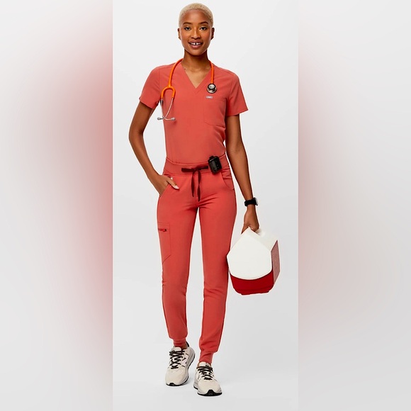 Zamora FIGS Scub bottoms in CLAY XSP - Picture 3 of 8